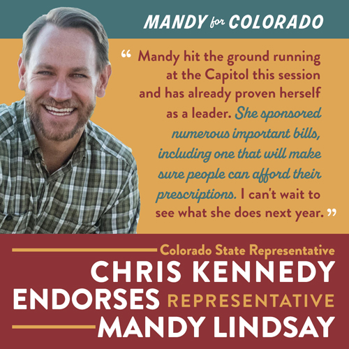 Chris Kennedy Endorses Representative Mandy Lindsay